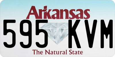 AR license plate 595KVM