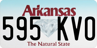 AR license plate 595KVO
