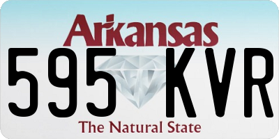 AR license plate 595KVR