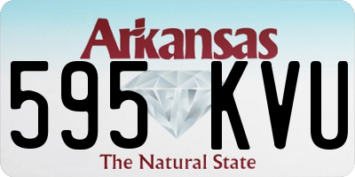 AR license plate 595KVU