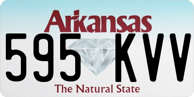 AR license plate 595KVV