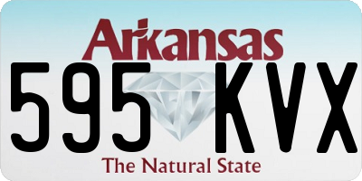 AR license plate 595KVX