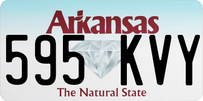 AR license plate 595KVY