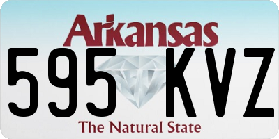 AR license plate 595KVZ