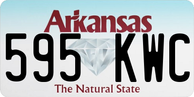 AR license plate 595KWC