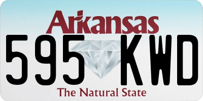 AR license plate 595KWD