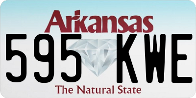 AR license plate 595KWE