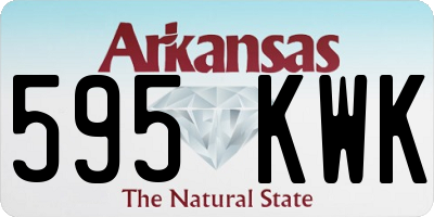 AR license plate 595KWK