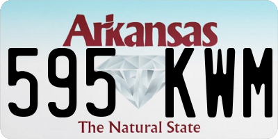 AR license plate 595KWM
