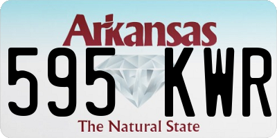 AR license plate 595KWR