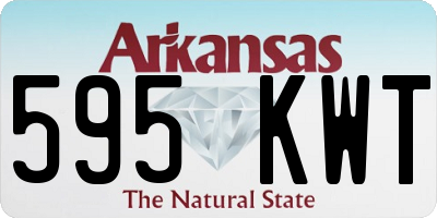 AR license plate 595KWT