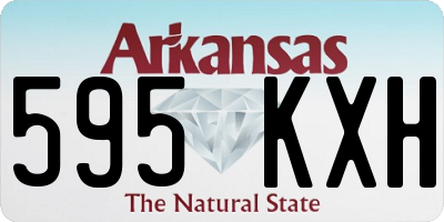 AR license plate 595KXH