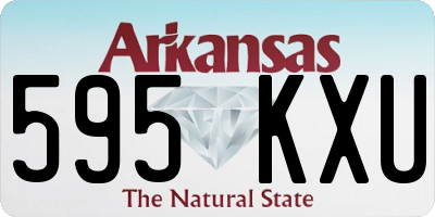 AR license plate 595KXU