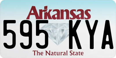 AR license plate 595KYA