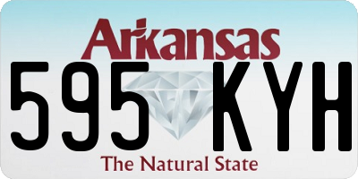 AR license plate 595KYH
