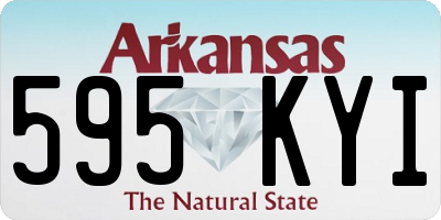 AR license plate 595KYI
