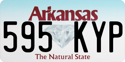 AR license plate 595KYP