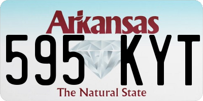 AR license plate 595KYT
