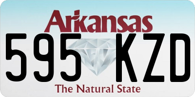 AR license plate 595KZD