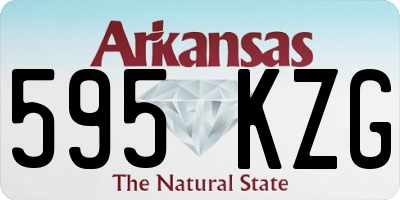 AR license plate 595KZG