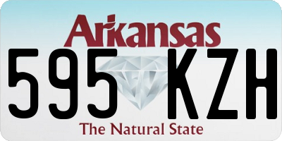 AR license plate 595KZH