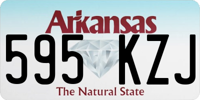 AR license plate 595KZJ