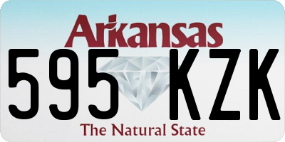 AR license plate 595KZK