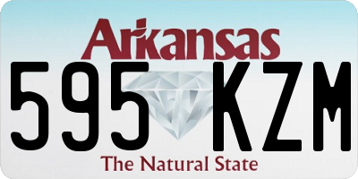 AR license plate 595KZM