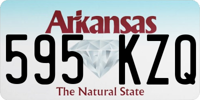 AR license plate 595KZQ