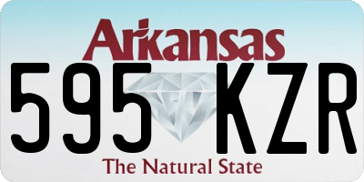 AR license plate 595KZR