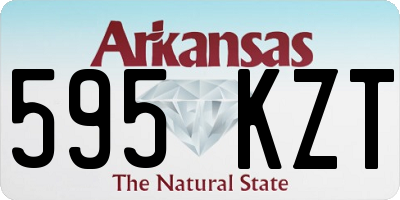AR license plate 595KZT