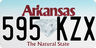 AR license plate 595KZX