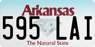 AR license plate 595LAI