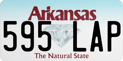 AR license plate 595LAP