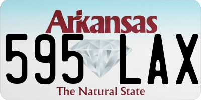 AR license plate 595LAX