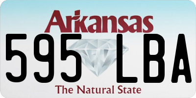 AR license plate 595LBA