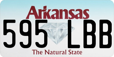 AR license plate 595LBB
