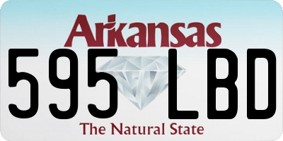 AR license plate 595LBD