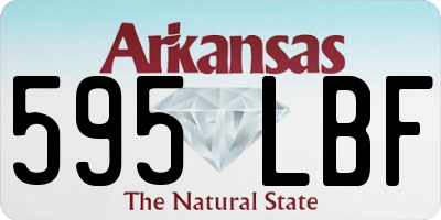 AR license plate 595LBF