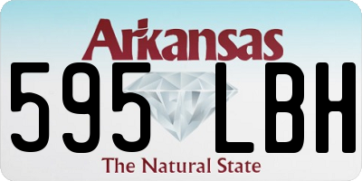 AR license plate 595LBH