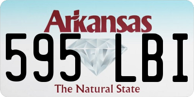 AR license plate 595LBI