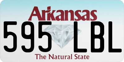 AR license plate 595LBL