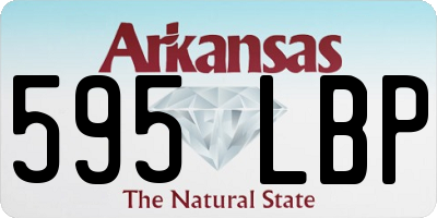AR license plate 595LBP