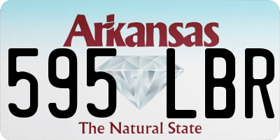 AR license plate 595LBR