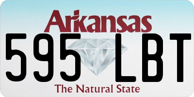 AR license plate 595LBT