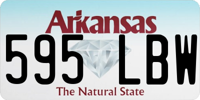 AR license plate 595LBW
