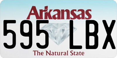 AR license plate 595LBX