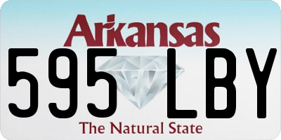 AR license plate 595LBY