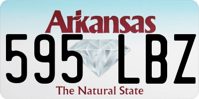 AR license plate 595LBZ