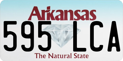 AR license plate 595LCA